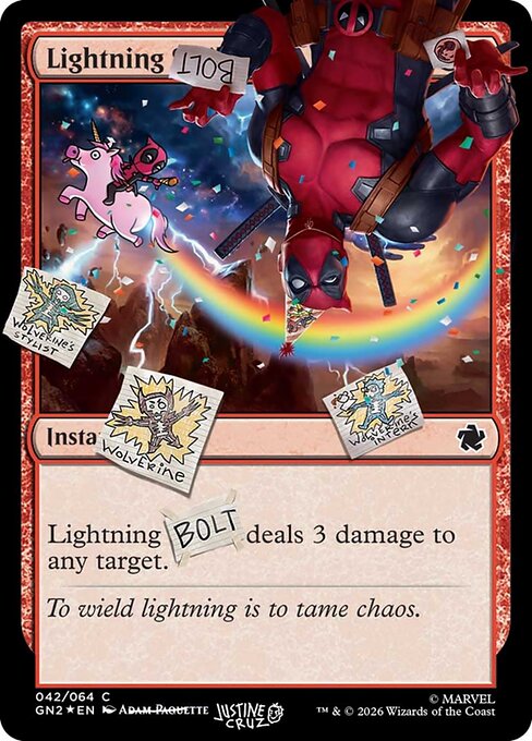 Lightning Bolt - Secret Lair Drop