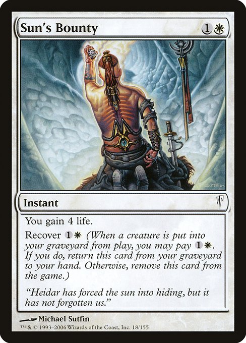 Sun's Bounty - Coldsnap