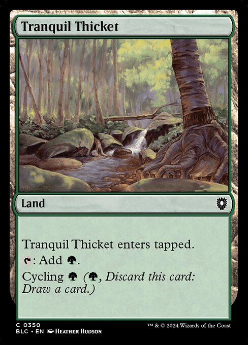 Tranquil Thicket - Bloomburrow Commander