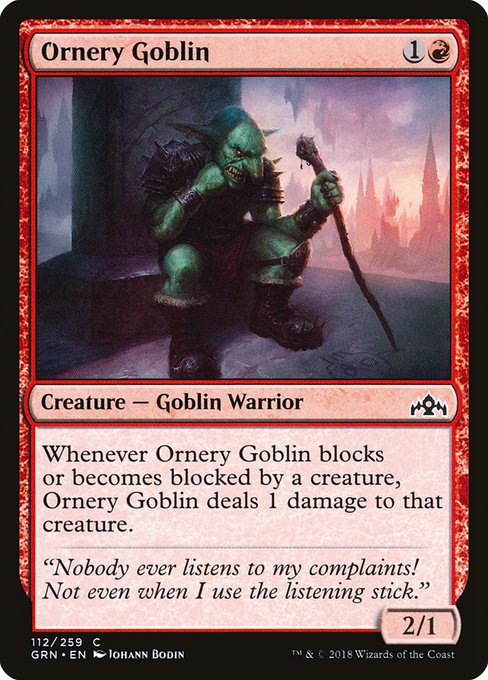 Ornery Goblin - Guilds of Ravnica