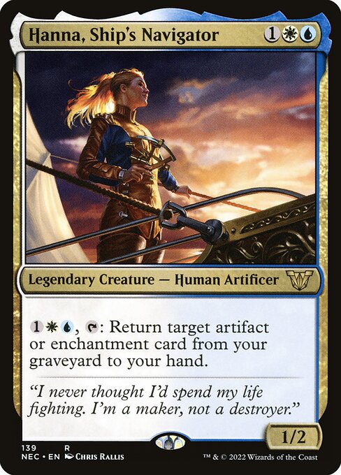 Hanna, Ship's Navigator - Neon Dynasty Commander