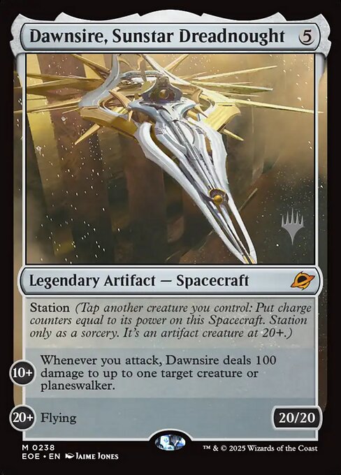 Dawnsire, Sunstar Dreadnought - Edge of Eternities Promos