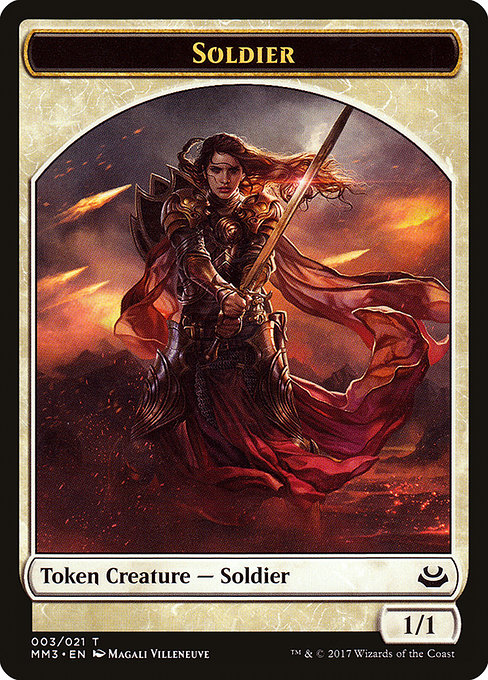 Soldier - Modern Masters 2017 Tokens