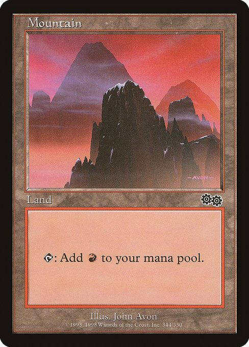Mountain - Urza's Saga