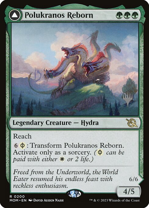 Polukranos Reborn // Polukranos, Engine of Ruin - March of the Machine Promos