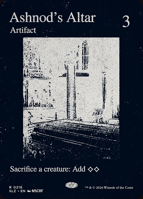 アシュノッドの供犠台 (Ashnod's Altar) - Chronicles Foreign Black