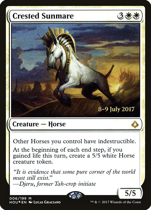 Crested Sunmare - Hour of Devastation Promos - Promo Foil