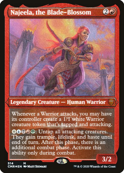 Najeela, the Blade-Blossom - Commander Legends - Etched Foil