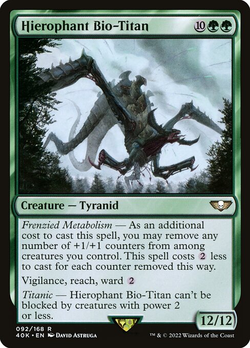 Hierophant Bio-Titan - Warhammer 40,000 Commander