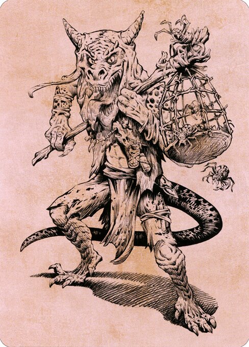 Taunting Kobold - Battle for Baldur's Gate Art Series - Borderless