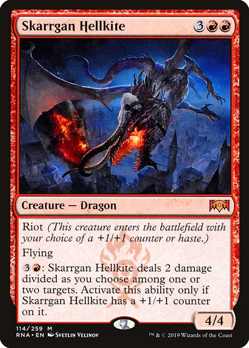 Skarrgan Hellkite - Ravnica Allegiance