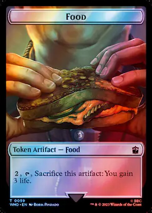 Food - Doctor Who Tokens - Surge Foil