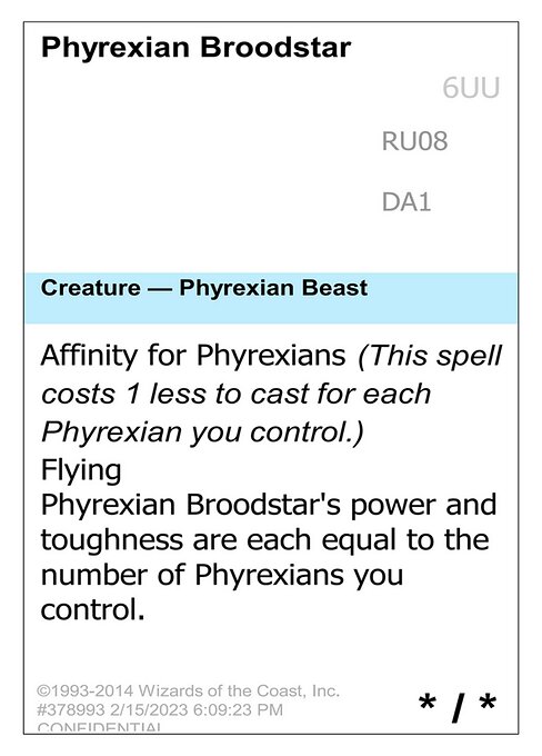 Phyrexian Broodstar - Unknown Event