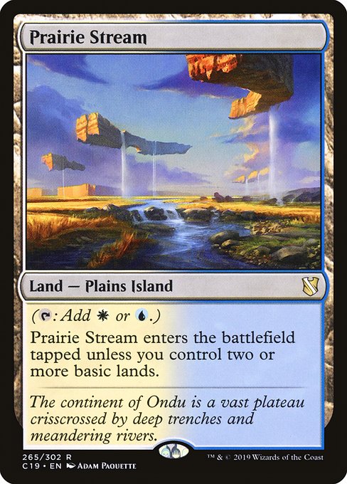 Prairie Stream - Commander 2019