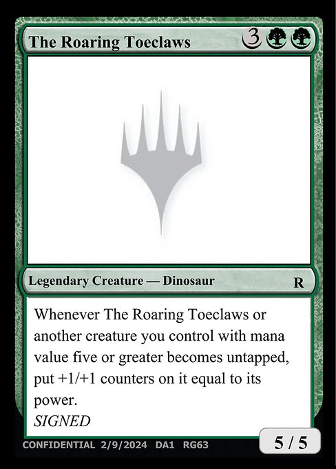The Roaring Toeclaws - Unknown Event