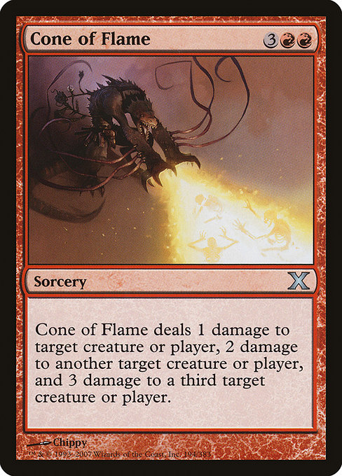 Cone of Flame - Tenth Edition