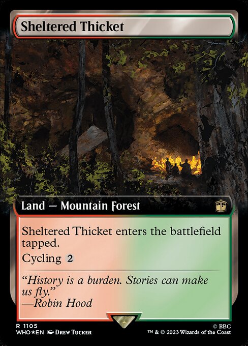 Sheltered Thicket - Doctor Who - Surge Foil