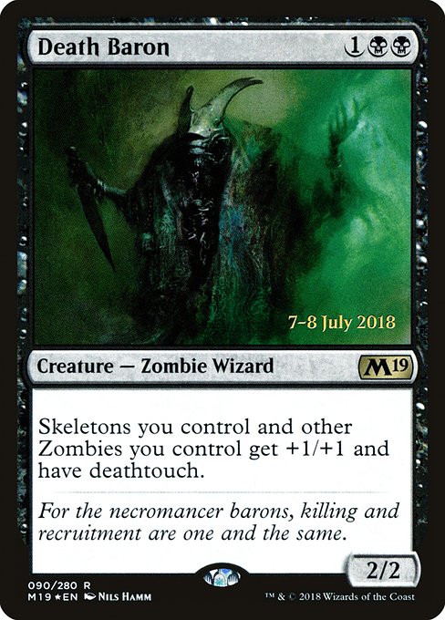 Death Baron - Core Set 2019 Promos - Promo Foil