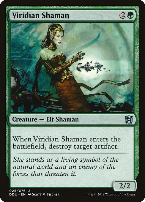 Viridian Shaman - Duel Decks: Elves vs. Inventors