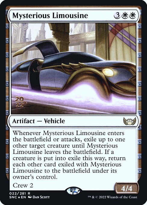 Mysterious Limousine - Streets of New Capenna Promos