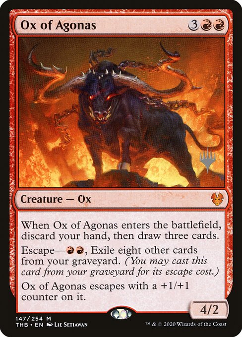 Ox of Agonas - Theros Beyond Death Promos