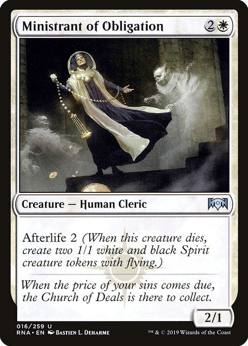 Ministrant of Obligation - Ravnica Allegiance