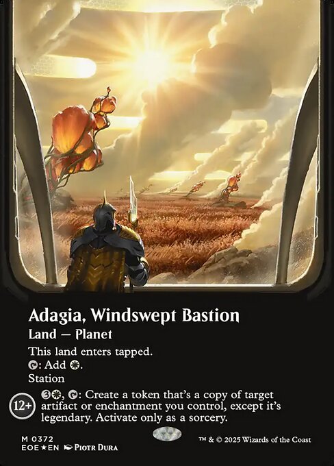 Adagia, Windswept Bastion - Edge of Eternities - Galaxy Foil
