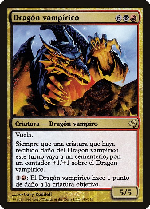 Dragón vampírico (Vampiric Dragon) - Salvat 2011
