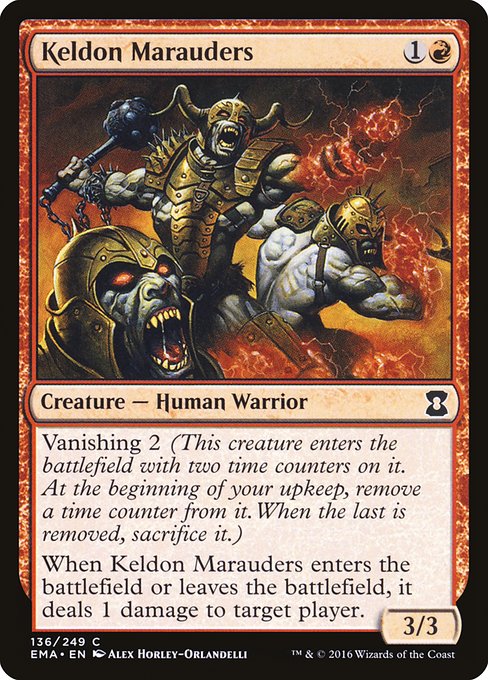 Keldon Marauders - Eternal Masters