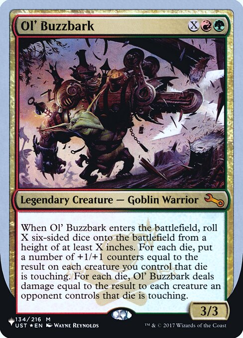 Ol' Buzzbark - The List (Unfinity Foil Edition) - Promo Foil