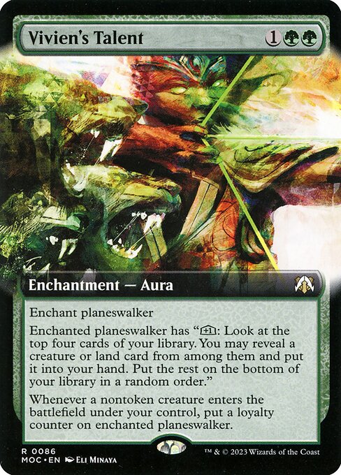 Vivien's Talent - March of the Machine Commander - Extended Art