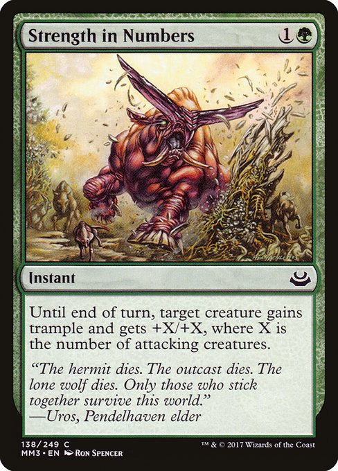 Strength in Numbers - Modern Masters 2017