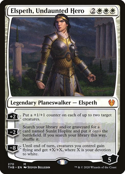 Elspeth, Undaunted Hero - Theros Beyond Death