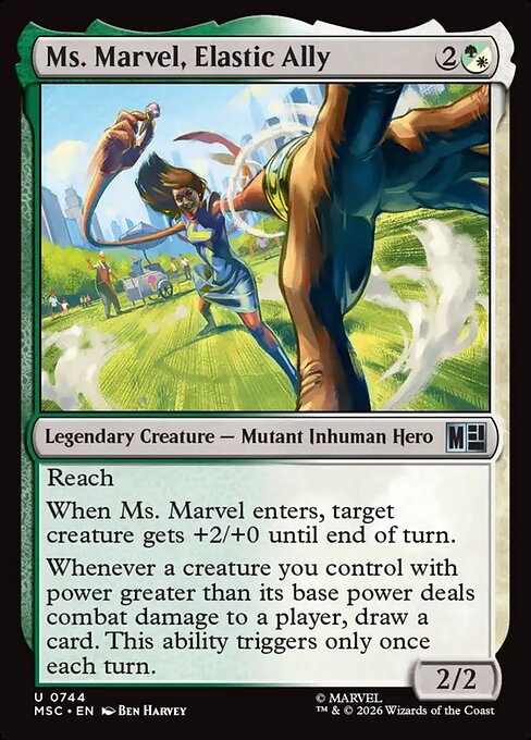 Ms. Marvel, Elastic Ally - Marvel Super Heroes Commander