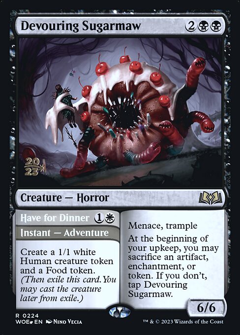 Devouring Sugarmaw // Have for Dinner - Wilds of Eldraine Promos