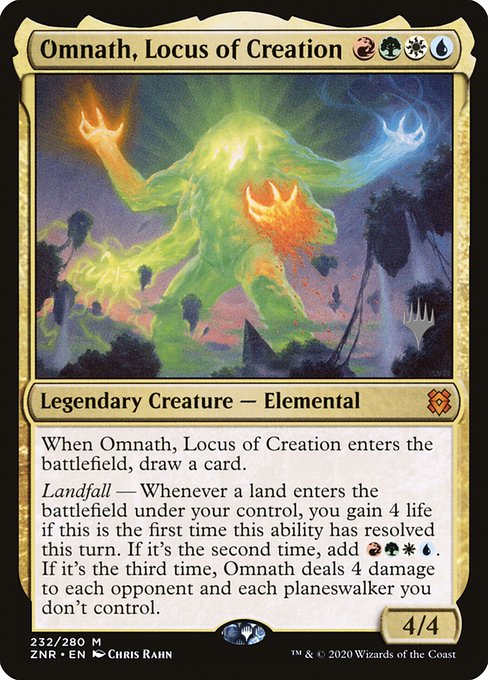 Omnath, Locus of Creation - Zendikar Rising Promos