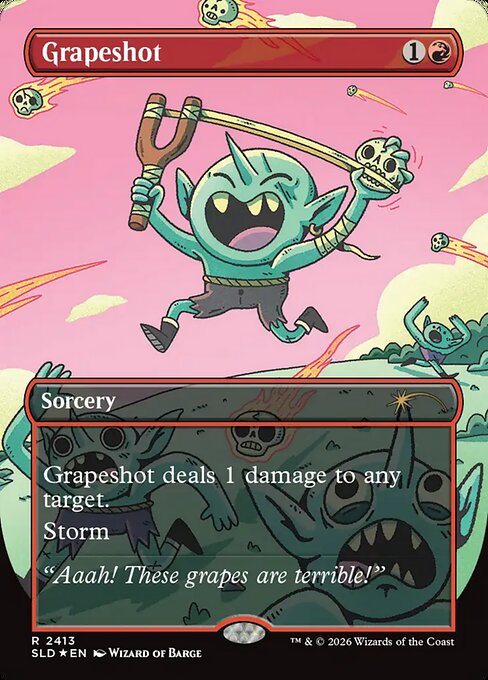 Grapeshot - Secret Lair Drop - Borderless