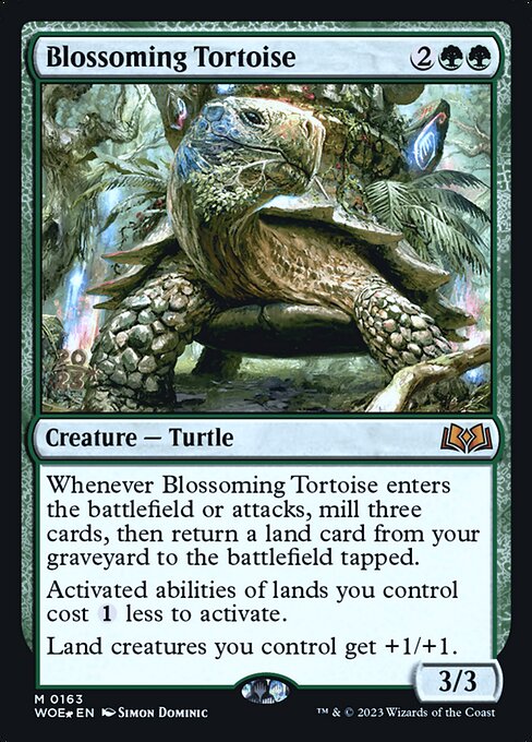 Blossoming Tortoise - Wilds of Eldraine Promos - Promo Foil