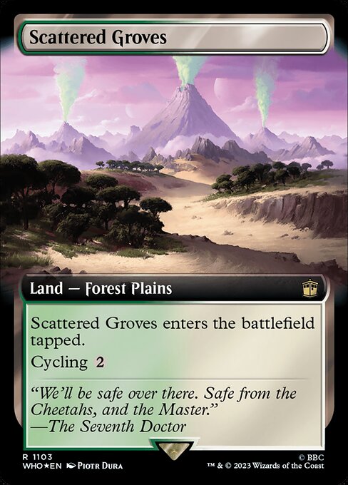 Scattered Groves - Doctor Who - Surge Foil