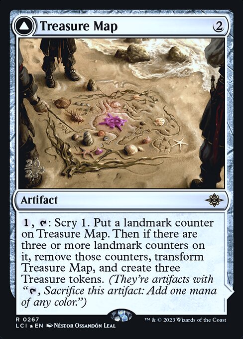 Treasure Map // Treasure Cove - The Lost Caverns of Ixalan Promos - Promo Foil