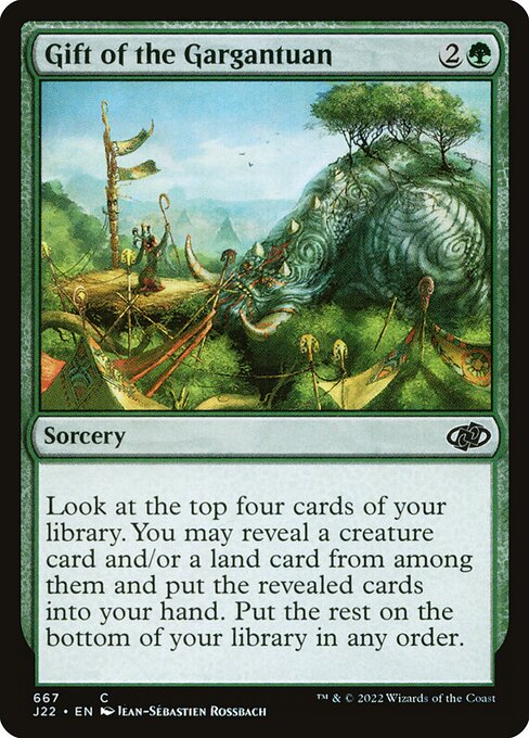 Gift of the Gargantuan - Jumpstart 2022