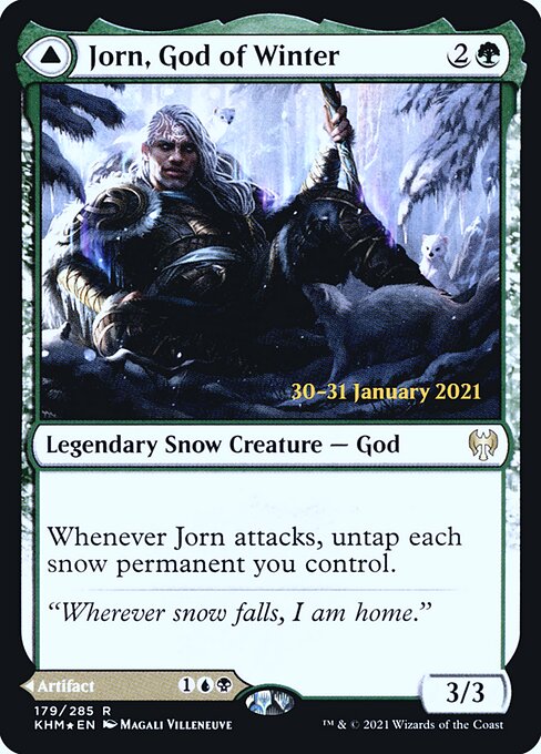 Jorn, God of Winter // Kaldring, the Rimestaff - Kaldheim Promos - Promo Foil