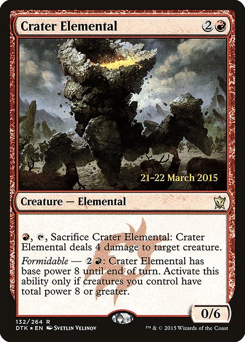 Crater Elemental - Dragons of Tarkir Promos - Promo Foil