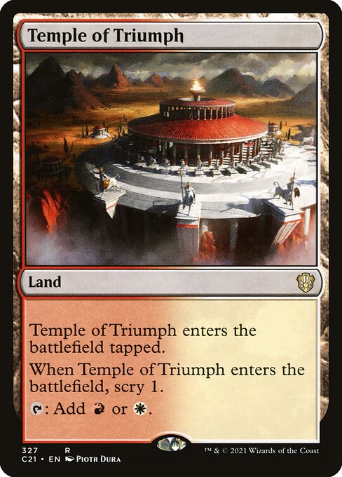 Temple of Triumph - Commander 2021