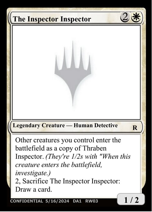 The Inspector Inspector - Unknown Event