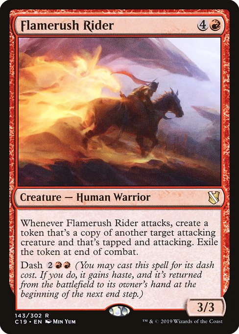 Flamerush Rider - Commander 2019