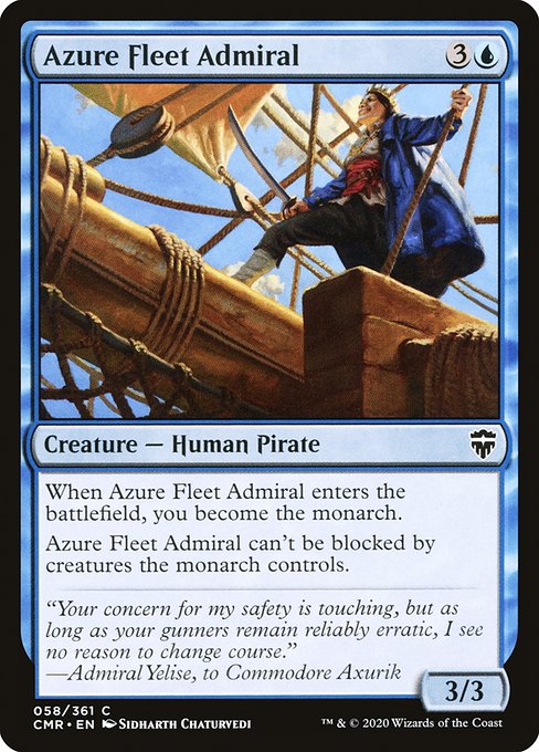 Azure Fleet Admiral - Commander Legends