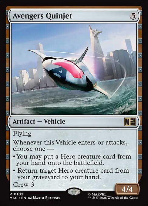 Avengers Quinjet - Marvel Super Heroes Commander