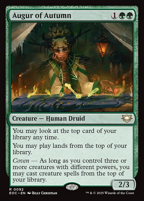 Augur of Autumn - Edge of Eternities Commander