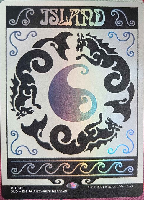 Island - Secret Lair Drop - Borderless